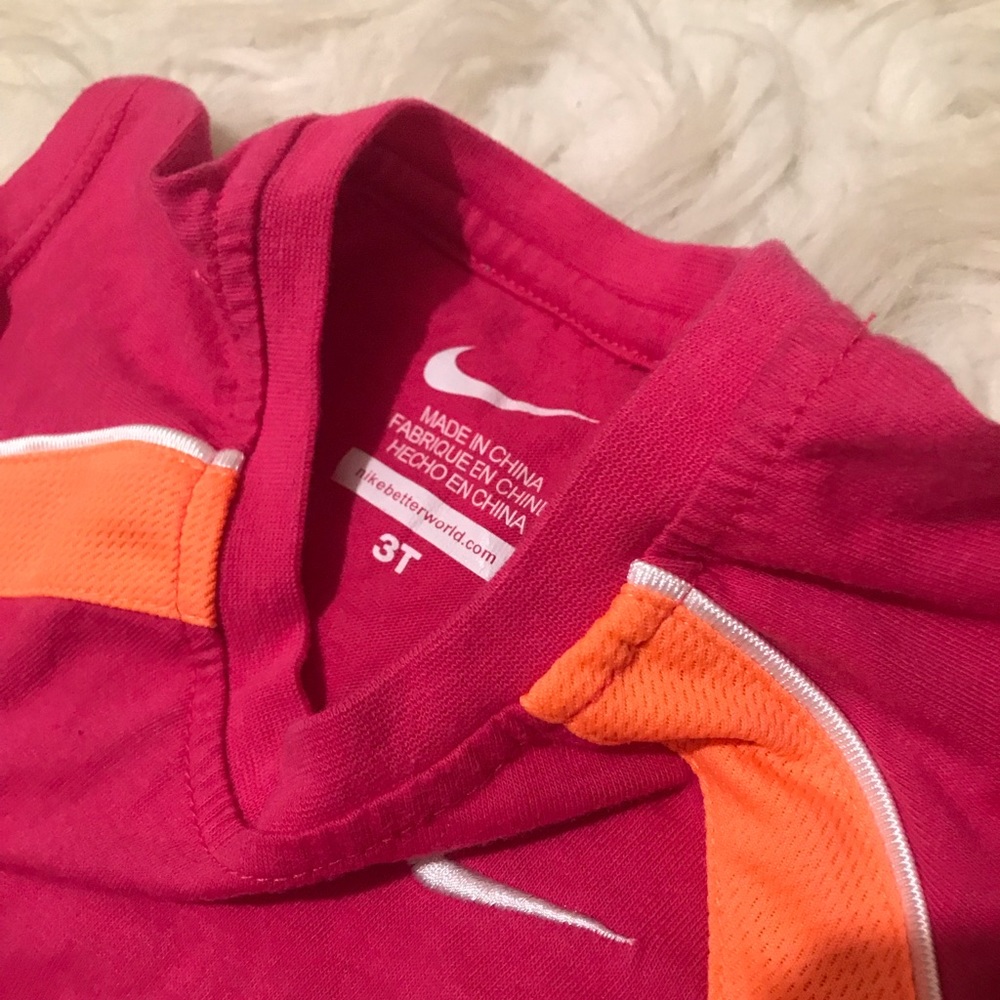 Orange and pink Nike Out fit size 3t - Picture 5 of 6
